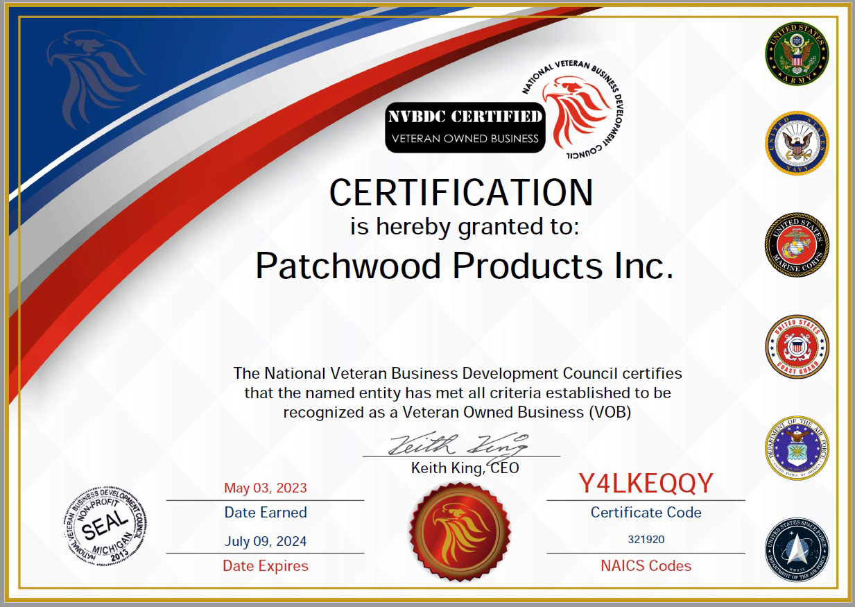 NVBDC-Certificate-Patchwood-Products-Inc-2022-2023